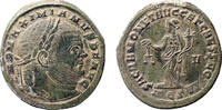 Ancient coins Roman Imperial: Superb Maximianus bronze Follis AE 28 Moneta w scales, ca. AD 300 -