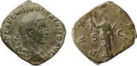 Ancient coins Roman Emperial: Nice portrait bronze sestertius of Volusian - Good VF and scarce! -