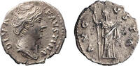 Ancient coins Superb Roman Imperial silver denarius of Diva Faustina I under Pius AD 146-161 -