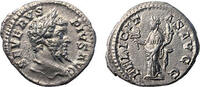 Ancient coins Superb Roman Imperial silver denarius of Septimius Severus, great strike and EF! -