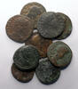 Ancient coins Nice lot of 9 Roman middle bronzes (AS-Dupoondius size), incl. Aelius, 2nd.-3rd. Century AD -