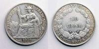 Modern coins FRENCH INDOCHINA superb 50 cent silver 1936 -