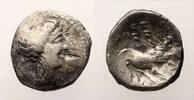 Ancient coins Celtic, region of Milan, extremely rare silver drachm Imitation of Massalia, Marseille! -