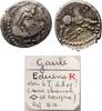 Ancient coins CELTIC, Central Gaul. Aedui / Eduens. ?Dubnos?. Circa 100-50 BC. AR Quinarius or drachm - R! -