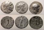 Ancient coins Creek coin: SELEUKID & CAPPADOCIAN EMPIRE, Lot of 3 choice silver AR drachms! -