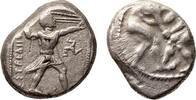 Ancient coins Nice silver AR Aspendos stater, 400-380 BC -