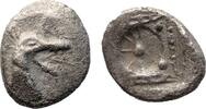 Ancient coins Greek coins. Nice Kindya / CARIA, Halikarnassos AR silver Hekte with monster -