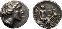 Ancient coins Greek Coins: Exceptional silver AR tetrobol in toned EF from EUBOEA -