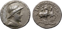 Ancient coins Baktrian Kingdom: Eukratides I Megas. Circa 170-145 BC. AR Tetradrachm -