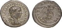 Ancient coins Roman Imperial AR Elagabalus Antoninianus - attractive Victory issue -