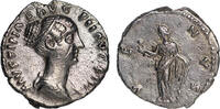 Ancient coins Roman Imperial Faustina II, Minor silver denarius Good VF -
