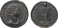 Ancient coins Roman Imperial bronze follis of Fausta AD 324-326 in EF -