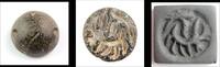 Ancient art Large hemispheric stamp seal, Mesopotamia, early 3rd. mill BC -