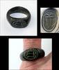 Ancient art Massive ancient Byzantine / Early Islamic bronze ring, 6th.-9th. c. AD -