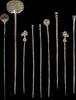 Ancient art Collection Of Pre-Columbian silver dress pins, Inca, 12th.-15th. cent. -