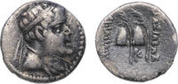 Ancient coins BAKTRIA, Greco-Baktrian Kingdom. Eukratides I Megas. Circa 170-145 BC. AR Obol -
