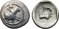 Ancient coins Greek Coins: THESSALY, Trikka. 2nd half of the 5th century BC. AR Hemidrachm -