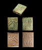 Ancient art Lovely large ancient glazed steatite bifacial seal, Egypt -