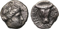 Ancient coins Greek Coins: Rare Carian Knidos silver AR hemi drachm, c. 300-225 BC -