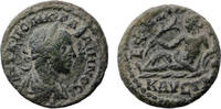 Ancient coins Roman provincial: High grade gallienus bronze from Ephesos w Rivergod - scarce! -