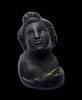 Ancient art Large Roman bronze applique of a bust, 1st.-2nd. cent. AD. -