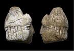 Ancient art Egyptian carved amulet of a female head, later 2nd. mill. BC -