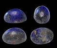 Ancient art Beautiful Egyptian stylized Lapis lazuli scarab, 664 - 332 BC -