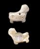 Ancient art Mesopotamian Mother of pearl amulet of an animal, 3rd. milll. BC -