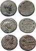 Ancient coins Roman Provincial: SYRIA, Chalcidice. Chalcis. Lot of three Trajan AD 98-117 and Hadrian bronzes (3) -
