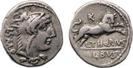 Ancient coins Roman Republic: L. Thorius Balbus. 105 BC. AR silver Denarius -