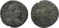 Ancient coins Roman Imperial: Julian II. AD 360-363. Ã1 - 28 mm. with Bull, Good VF -