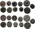 Ancient coins Syria and Mesopotamia: Coll. of bronze issues (12) of Augustus, Trajan, Pius, Aurelius, Elagabal etc.. -