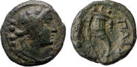 Ancient coins Greek coins: Choice LUCANIA, Paestum. Second Punic War. 218-201 BC.. Ã Triens -