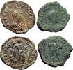 Ancient coins Roman Imperial: Pair of large size bronze coin from Arcadius AD 383-388, EF! -