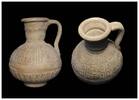 Medieval & later artifacts Islamic Seljuq Dynasty earthenware pottery ever or jug, 12th. cent. AD -
