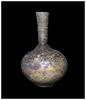 Ancient art Substantial Roman glass vase with exceptional iridescence! -