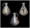 Ancient art Fine substantial Roman glass Jug with handle, 2nd. - 4th. century AD. -