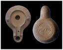 Ancient art Scarce Roman Private oil lamp from the 'FORTIS' workshop! -