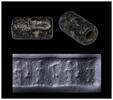 Ancient art  Old Babylonian stone Cylinder Seal, 1st. half of 2nd. mill. BC