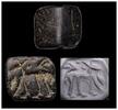 Ancient art Large East Anatolian figural stamp seal Ubaid period 5th.-4th. mill BC -