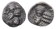 Ancient coins KINGS of PERSIS. Pak?r (Pakor) II. 1st century AD. AR Obol, Near EF -