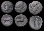 Ancient coins  Greek Southern Italy: Lot of three rare bronzes, incl. Sa... 225.46 US$  +  46.25 US$ shipping