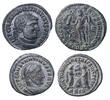Ancient coins  Pair of nice bronze follis AE coins of Constantine I, the... 92.50 US$  +  46.25 US$ shipping