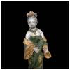 Asian art  Beautiful Chinese Ming Dynasty pottery figure of a Female cou... 323.74 US$  +  46.25 US$ shipping