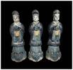 Asian art  Set of 3 tomb pottery Female Attendants, Ming Dynasty, 1550-1... 942.31 US$  +  86.72 US$ shipping