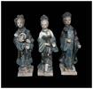 Asian art  Set of 3 lovely tomb pottery court ladies, China, Ming dynasty  872.94 US$  +  115.62 US$ shipping