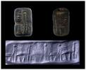Ancient art  Interesting early Mesopotamian figural cylinder seal, c. 4t... 150.31 US$  +  46.25 US$ shipping