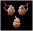Ancient art  Very rare Moche Stirrup vessel with Fisherman - god c. 300-... 890.28 US$  +  115.62 US$ shipping