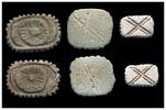 Ancient art  Lot of three Egyptian engraved faience plaques, c. 2nd. mil... 98.28 US$  +  46.25 US$ shipping