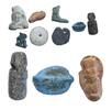 Ancient art  Interesting lot of 8 ancient Egyptian amulets in stone and ... 161.87 US$  +  46.25 US$ shipping